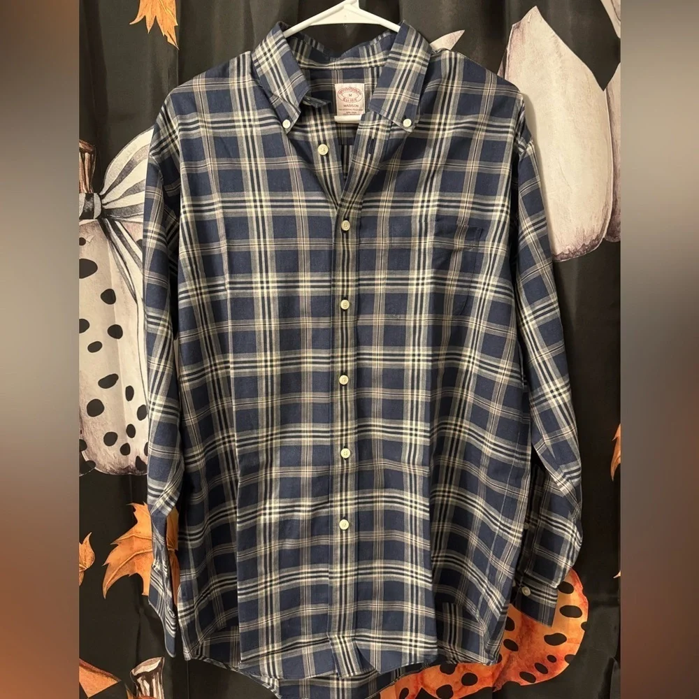 Brooks Brothers Men’s Madison Plaid Button Down Shirt